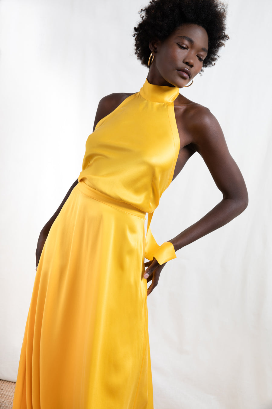 The Goddess | Yellow Satin (2784294568017)