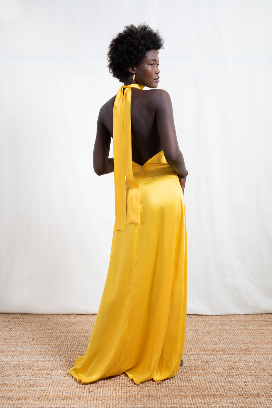 The Goddess | Yellow Satin (2784294568017)