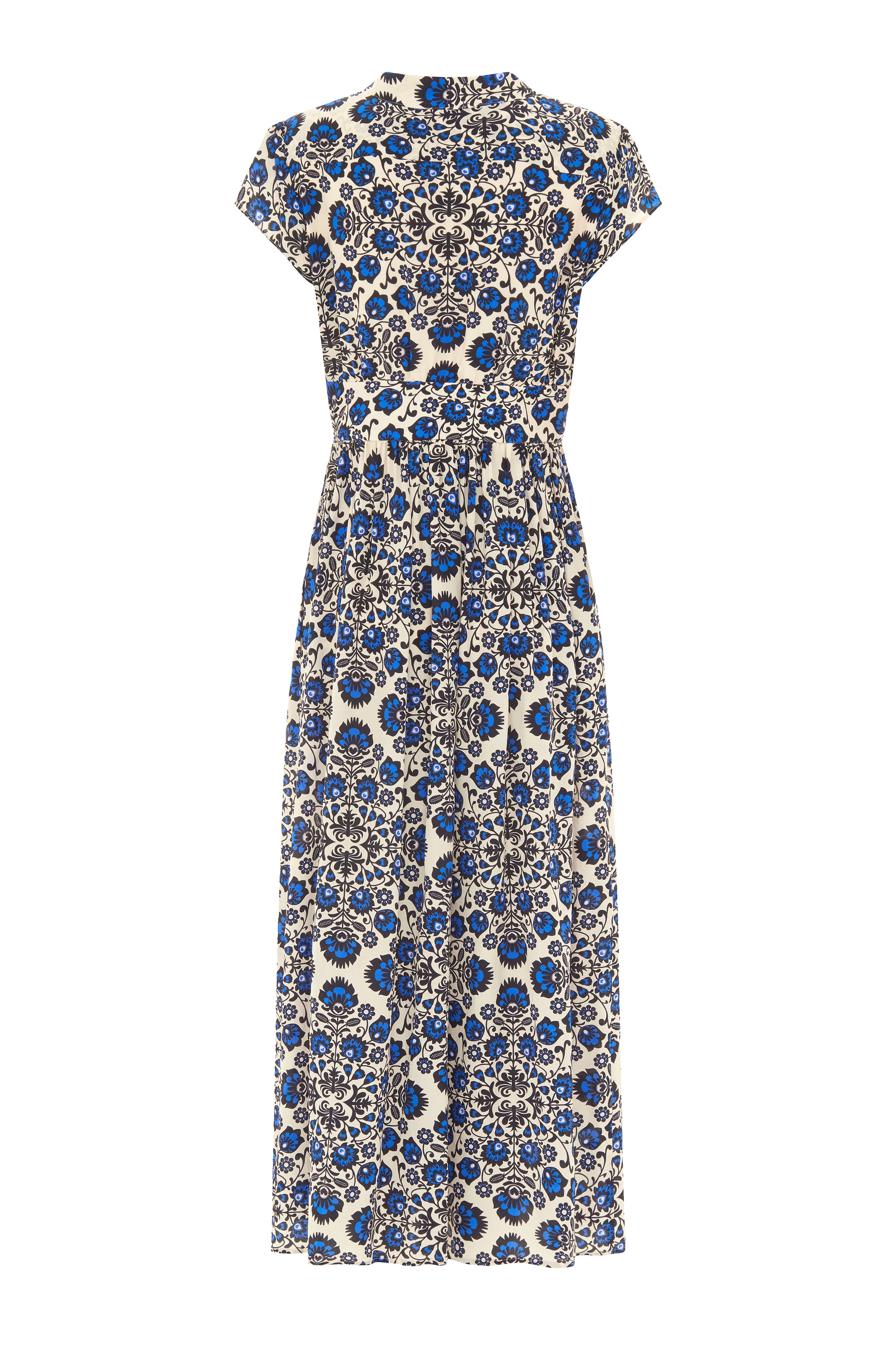 the long flirt , shirt dress , silk dress  - valle + vik