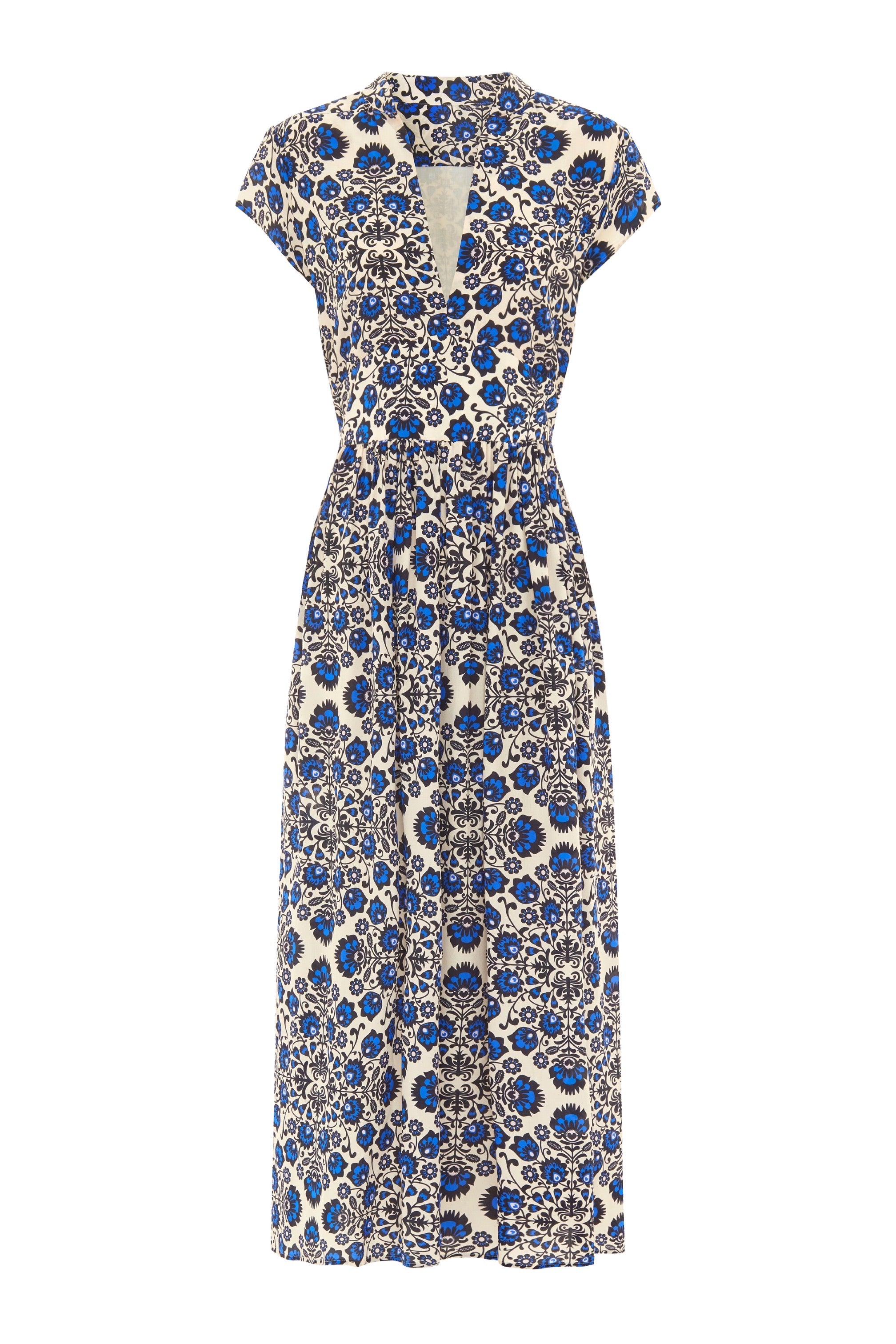 the long flirt , shirt dress , silk dress  - valle + vik