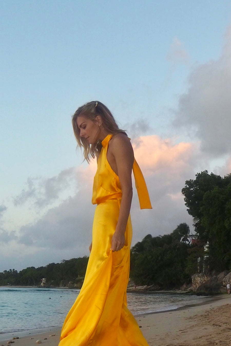 the long flirt , shirt dress , silk dress  - valle + vik (2784294568017)