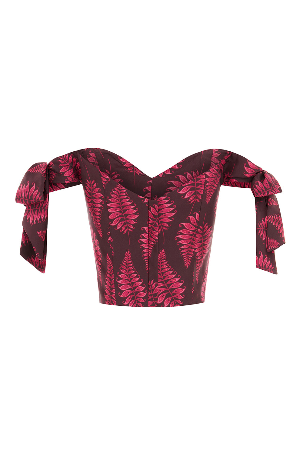 Revenge Corset - Fallen Fern Burgundy (6875049427140)