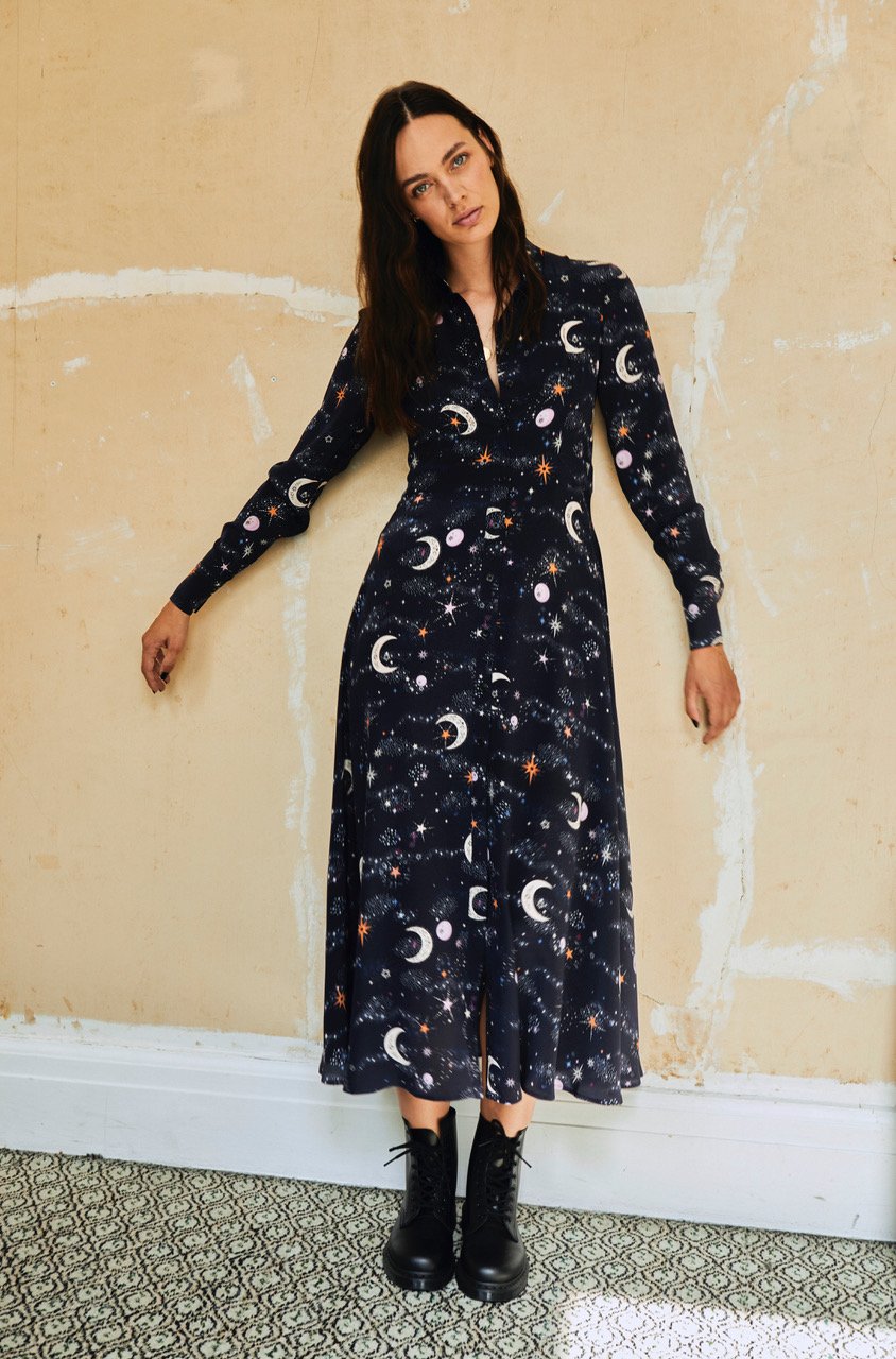 The Coquette Dress | Himmel Navy (6875022196932)