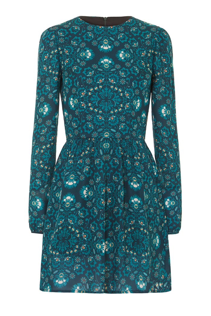 the long flirt , shirt dress , silk dress  - valle + vik