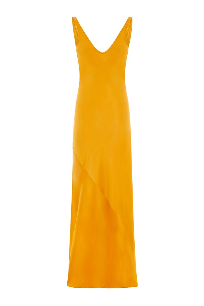 the long flirt , shirt dress , silk dress  - valle + vik