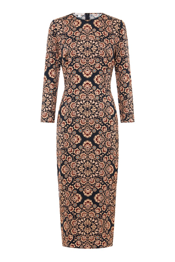 the long flirt , shirt dress , silk dress  - valle + vik