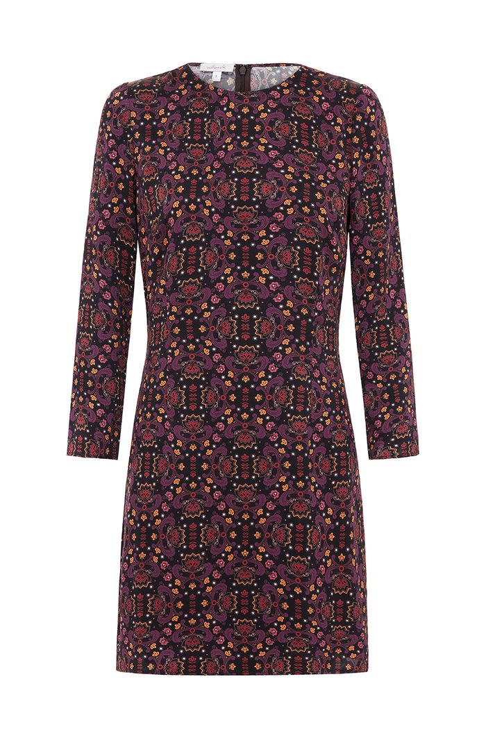 the long flirt , shirt dress , silk dress  - valle + vik